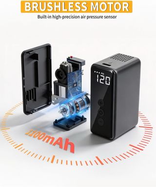 NUEVO! Mini Bomba Eléctrica Bicicleta 120 PSI