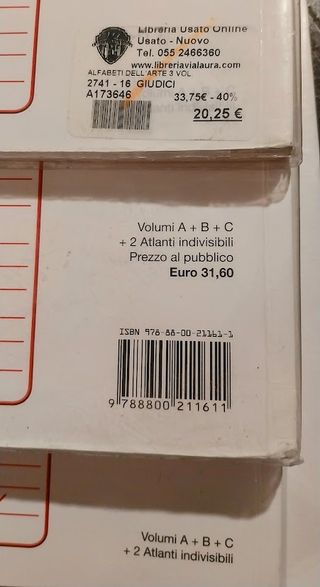 Alfabeti dell'arte - Volumi A+B+C + 2 atlanti