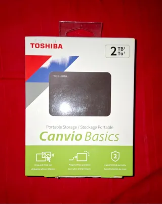 Disco Duro Externo Toshiba Canvio Basics 2TB.