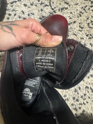 Botas Dr. Martens Rojas