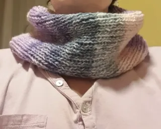 Buff cuello lana artesano multicolor