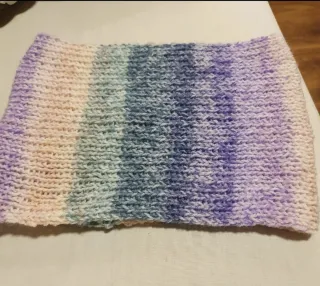 Buff cuello lana artesano multicolor