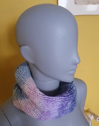 Buff cuello lana artesano multicolor