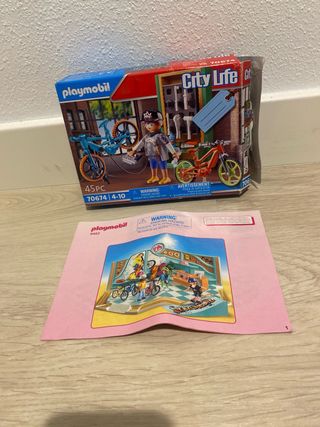 Playmobil Tienda Bicicletas y taller reparación