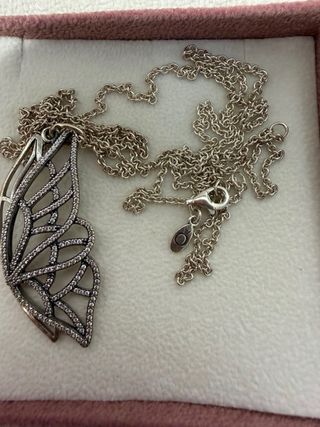 Colar Pandora Asa Borboleta Prateado