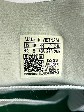 Adidas Campus 00s Verde T43 1/3 + 2º par cordones