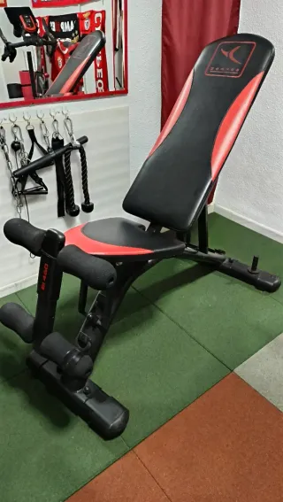 Barra de gimnasio y accesorios