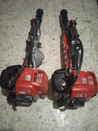 Máquinas de varear aceitunas.