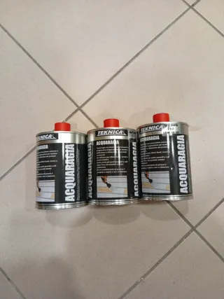 3x Teknica Acquaragia diluente vernici