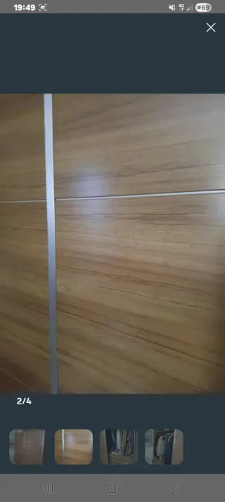 Armario grande madera 220x223x65