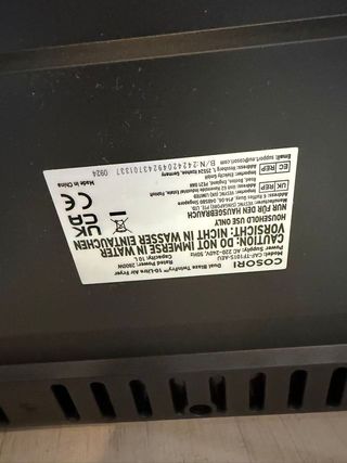 Cosori Freidora de Aire Dual Blaze TwinFry 10Litro