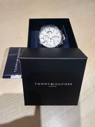Reloj Tommy Hilfiger Azul y Plateado