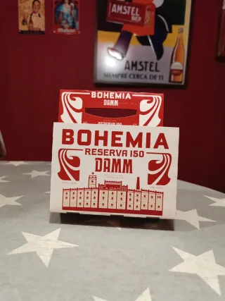 Cesta de cartón Damm Bohemia Reserva 150