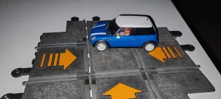 SCALEXTRIC MINI COOPER AZUL (NINCO)