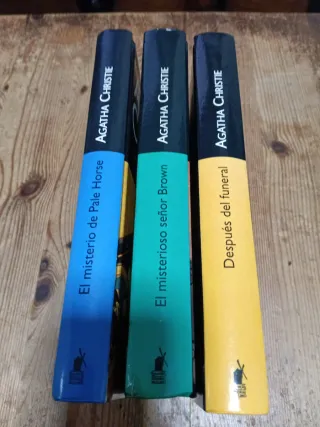 Tres libros de Agatha Christie