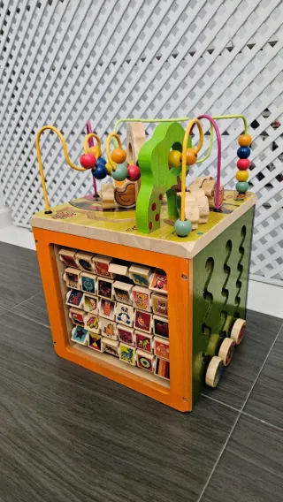 Centro de actividades madera Zany Zoo