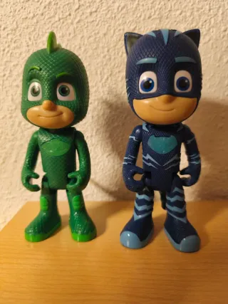 Muñecos PJ Masks (Gekko y Gatuno)
