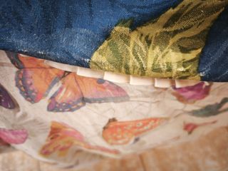 TRAJE FALLERA NIÑA: FALDA, 3 CORPIÑOS Y MANTELETAS