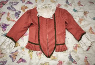 TRAJE FALLERA NIÑA: FALDA, 3 CORPIÑOS Y MANTELETAS