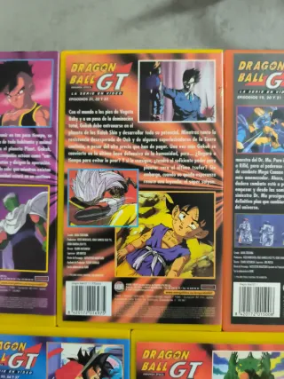 Pack Casetes VHS Dragon Ball GT