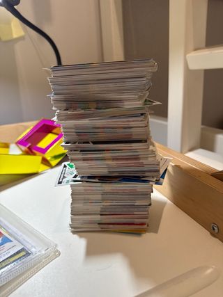 Colección Cromos Adrenalyn 2023-24 y taco de repes