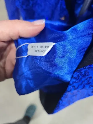 Blazer lentejuelas azul niños talla 146cm