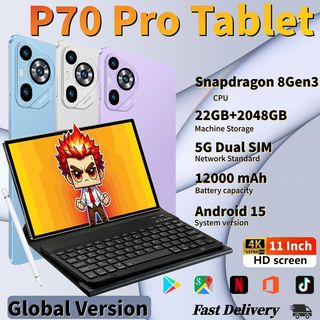Tableta P70 Pro Snapdragon 8Gen3 Android