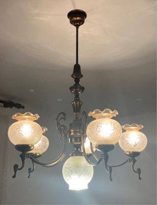 Lámpara de techo clásica vintage – 6 luces