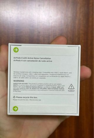 Airpods 4 Cancelación Ruido Apple Blancos