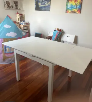 Mesa extensible 90x90 cm