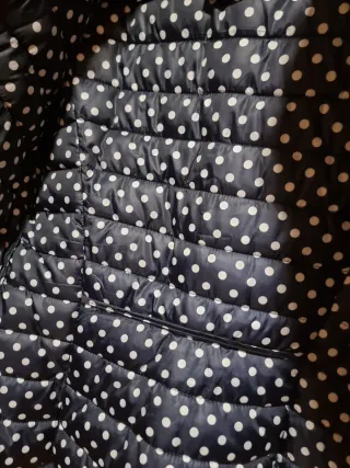 Chaqueta acolchada azul marino