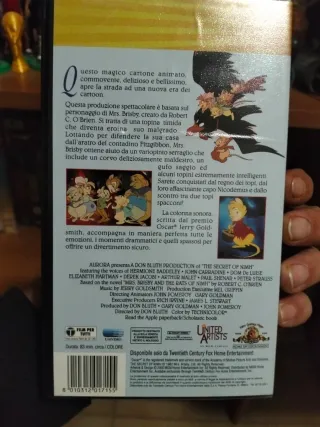 VHS Il Segreto di NIMH - Don Bluth