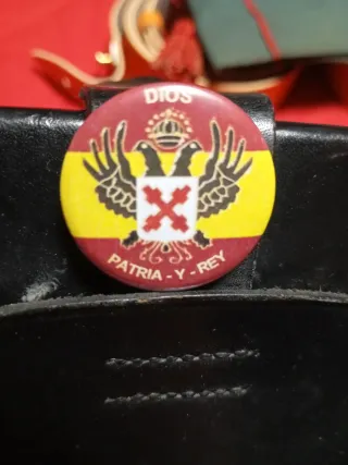 Chapa Carlista Dios Patria Rey