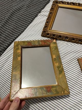 Pack 3 Espejos Decorativos Vintage