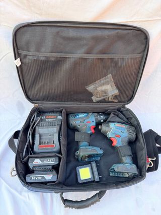 Borsa Trapano e Avvitatore Bosch