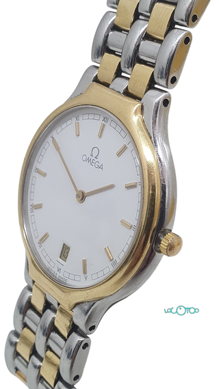 Reloj De Pulsera Omega De Ville bicolor