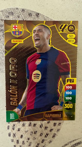 Cromo Raphinhabalón de oro Adrenalyn 24/25