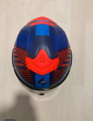 Casco Scorpion R1 Azul/Rojo