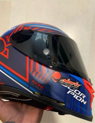 Casco Scorpion R1 Azul/Rojo