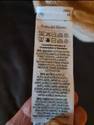 Jersey Pedro del Hierro beige con lentejuelas