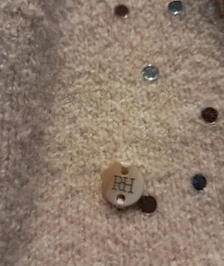 Jersey Pedro del Hierro beige con lentejuelas