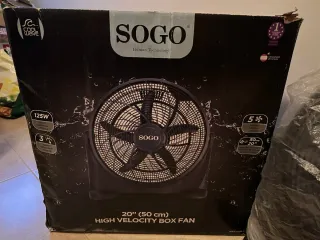 Ventilador Turbina Sogo Negro