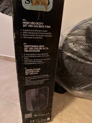 Ventilador Turbina Sogo Negro