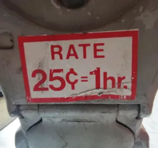 Parquímetro antiguo años 50-60