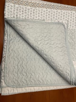 Colcha reversible Burrito Blanco entretiempo