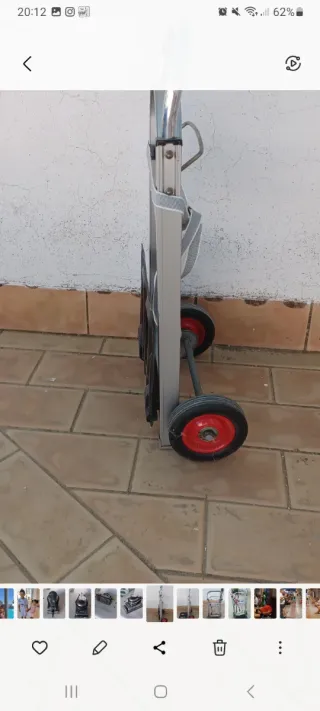 Carretilla plegable aluminio