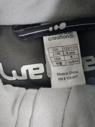 Conjunto Esquí Infantil Talla 8