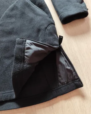 Chaqueta Forro polar Jack Wolfskin negra