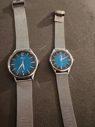 Lote 2 Relojes Lotus Hombre y Mujer