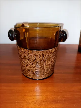 Set Bottiglia per Liquori, Bicchieri e Cubo del Ghiaccio